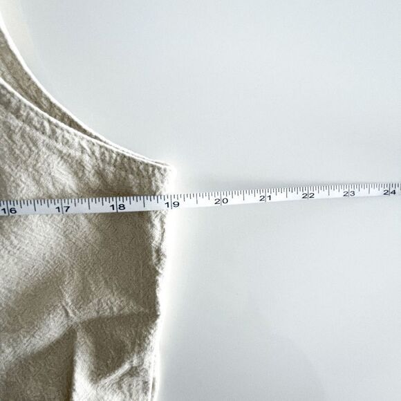 Jackson Rowe Womens Dress Button Front Sleeveless White Large - Picture 5 of 9